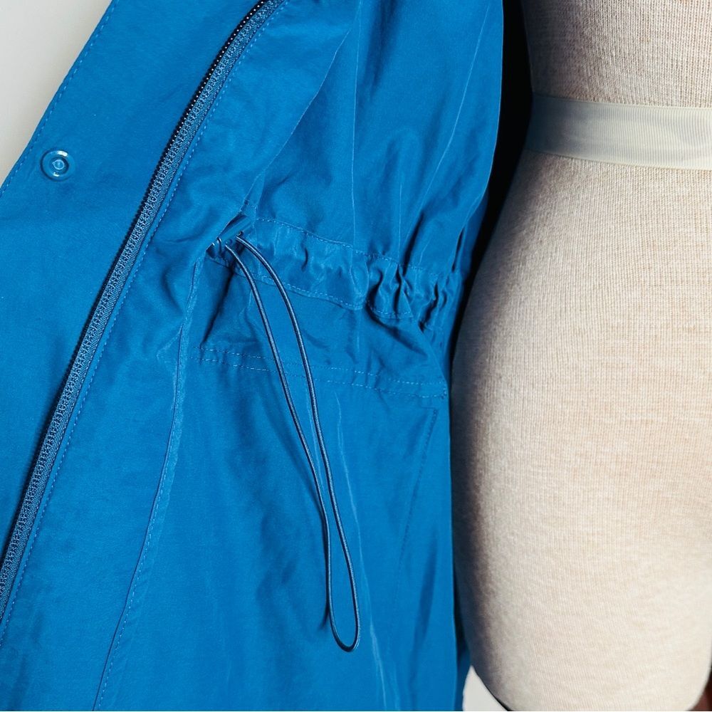 Eileen Fisher Women's Blue (Atlantis) Hooded Anorak Jacket Size Small - Picture 8 of 12